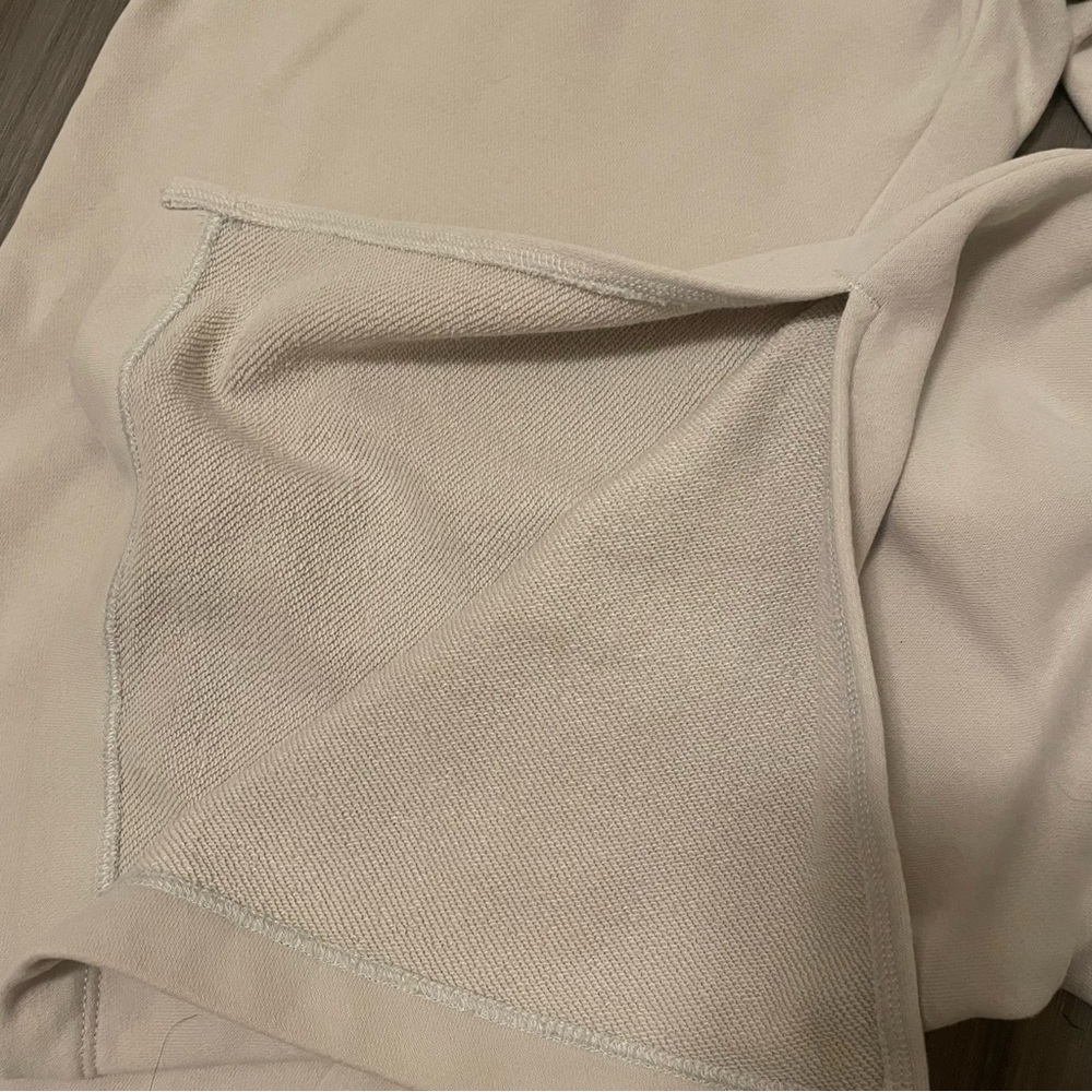 VUORI Sedona Wide Leg Sweatpant Split Leg Salt VW4044 Leisure Sz L - Picture 7 of 11